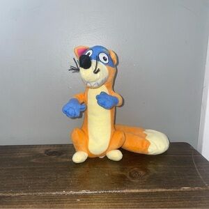 TY SWIPER THE FOX-DORA THE EXPLORER 7” BEANIE BABIES - RETIRED Rare